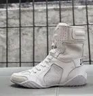 Кроссовки женские высокие, Повседневная дышащая обувь, плоская подошва, ботильоны, белые, весна-лето