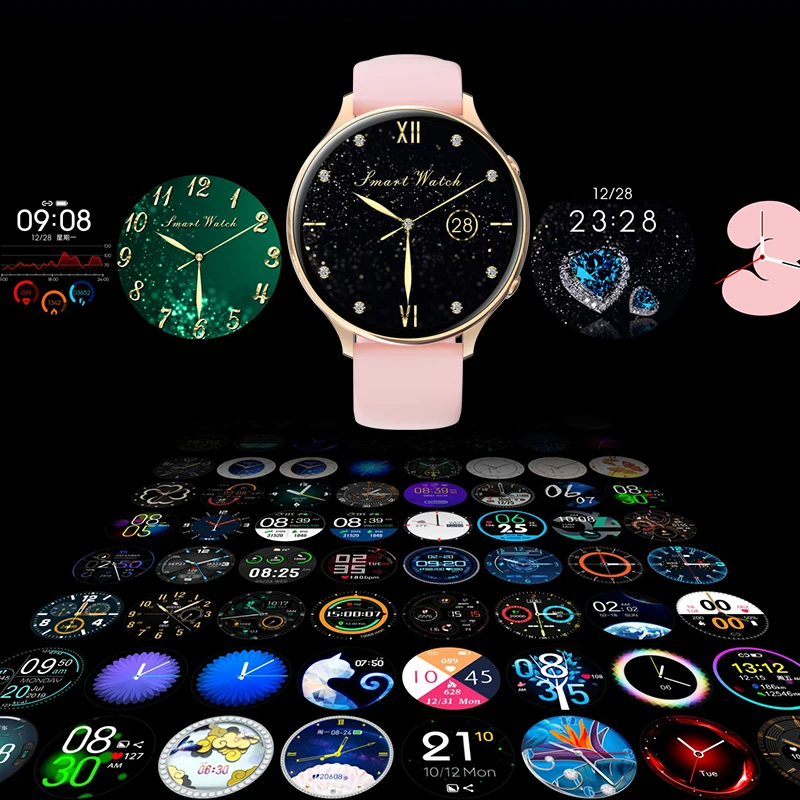 lige fashion sports smart watch women fitness message push smartwatch ladies bracelet custom dial clock for xiaomi huawei phone free global shipping