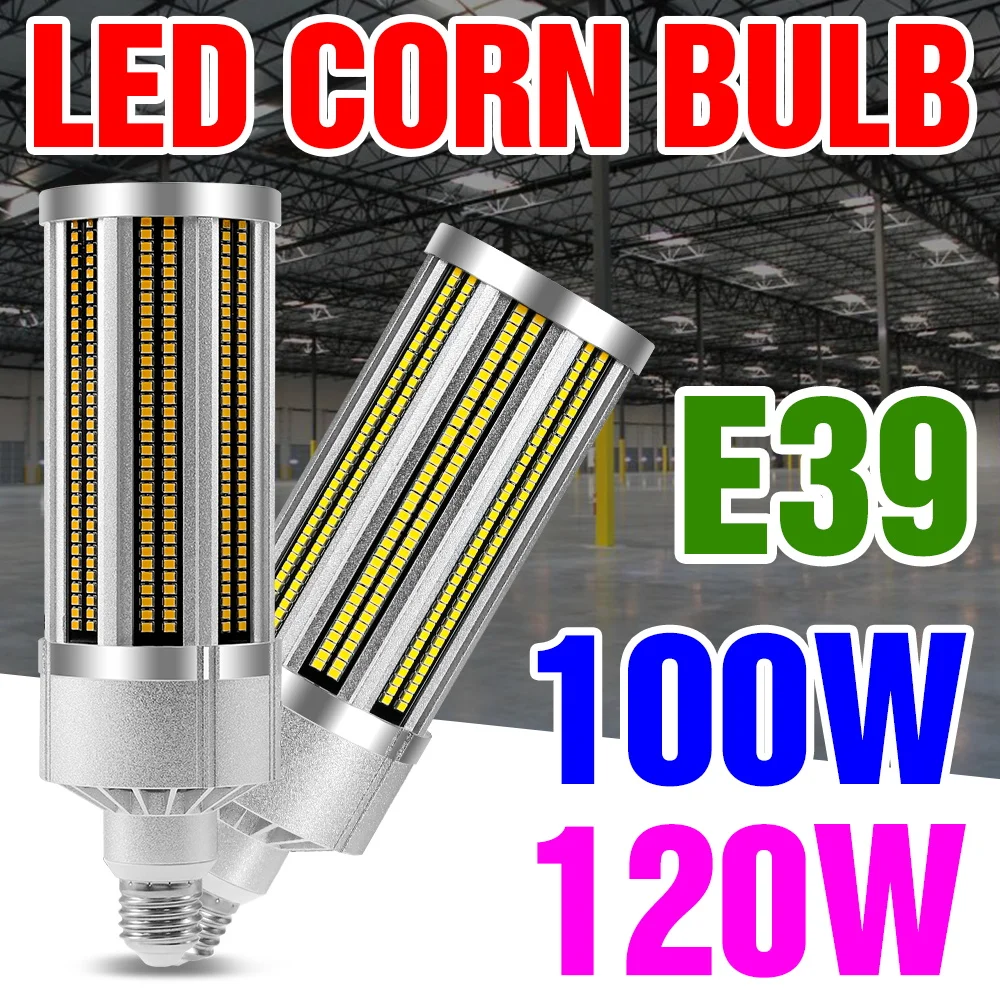

LED Corn Light E27 Bulb E39 LED Lamp 220V Lampara High Power LED Spotlight Bulb High Bay Lamp 25W 35W 50W 54W 60W 80W 100W 120W