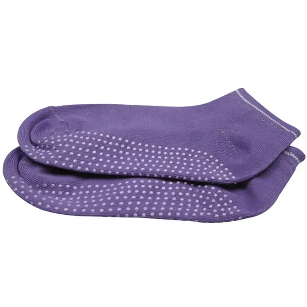 

Ankle Socks Elastic 3D PVC Particle Cotton Yoga Toe Socks for Home