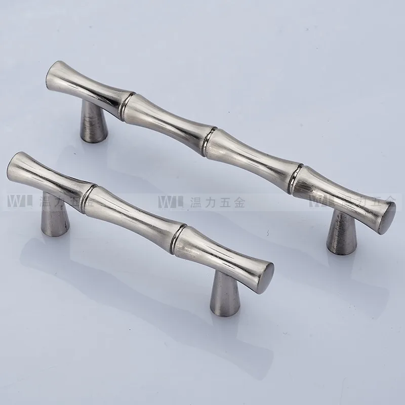 Бронзовая ручка античная дверная для шкафа в стиле ретро выдвижная бамбуковая