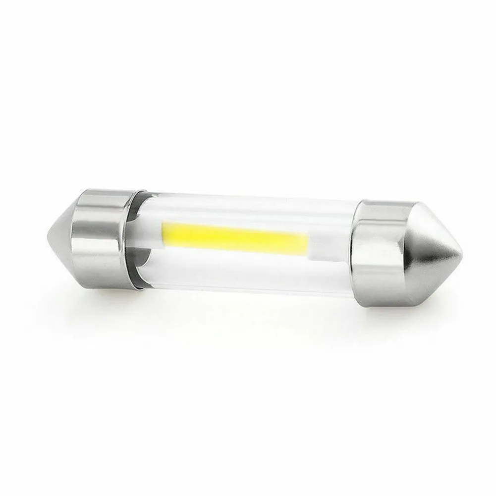 

License Plate Car Light Dome White 10Pcs 12V 39mm 6000K Accessories C5W