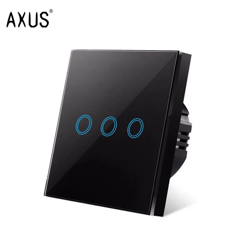 AXUS AC110 220V сенсорный выключатель ЕС Стандартный белого цвета с украшением в виде
