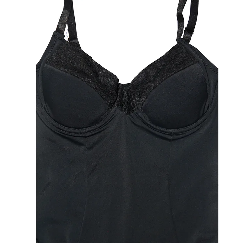 Wechery сексуальные кружевные платья для коррекции фигуры с V-образным вырезом