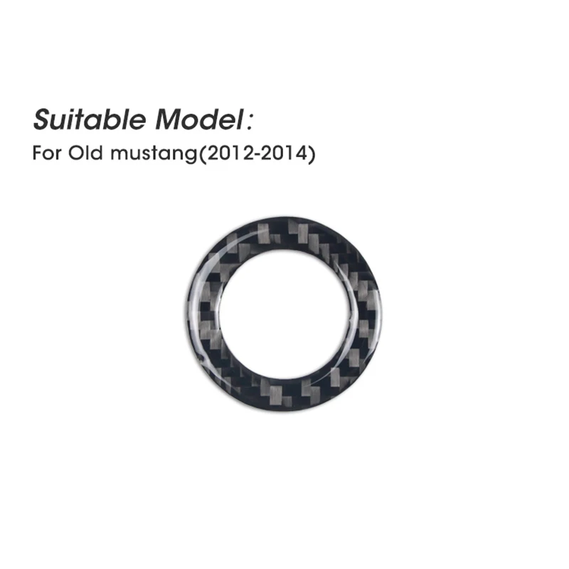 

Car Rearview Mirror Adjustment Knob Trim Cover Rotary Control Switch Decorative stickers For Ford Mustang 2012-2014