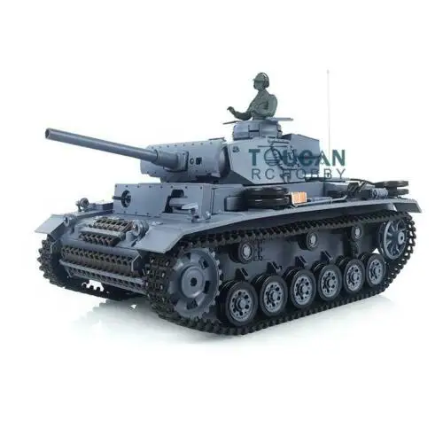 2 4G 1/16 шкала Henglong 6 0 пластиковый немецкий Panzer III L RTR радиоуправляемая модель танка