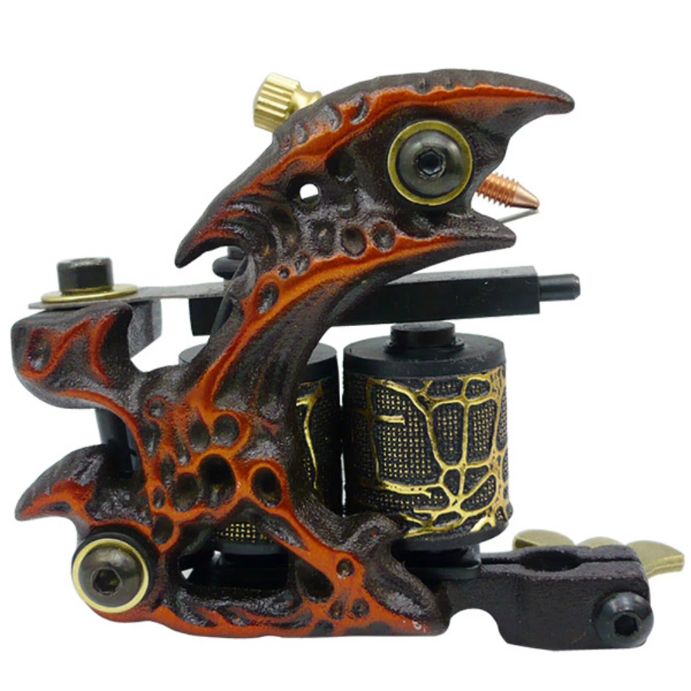 Профессиональный набор для татуировок 1 тату машинка пистолет 6 цветов чернил