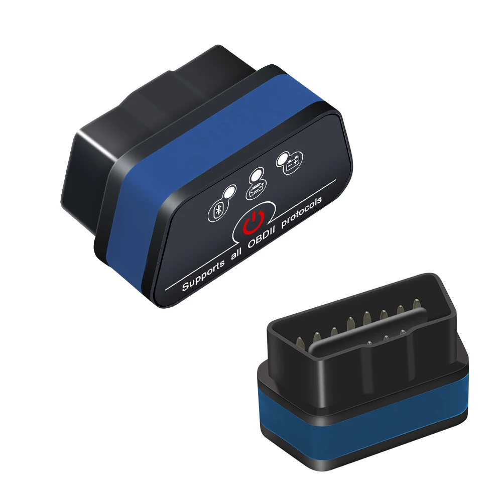 Диагностический инструмент Vgate icar2 компактный сканер OBD2 Bluetooth/Wi Fi для
