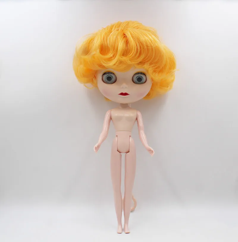 Free Shipping colorful RBL-906B DIY Blyth doll fashion hair 4 big eyes man body 1/6 BJD special price boy toy girl birthday gift | Игрушки и