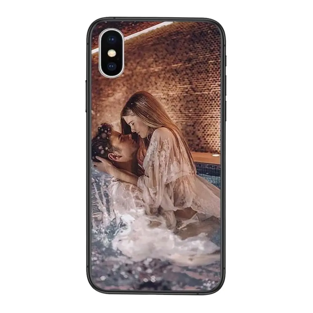 Для iPhone 12 11 X XR XS Max Mini Pro 8 7 6 6S Plus SE 2020 5 фотоблесток черный водостойкий искусство Prime