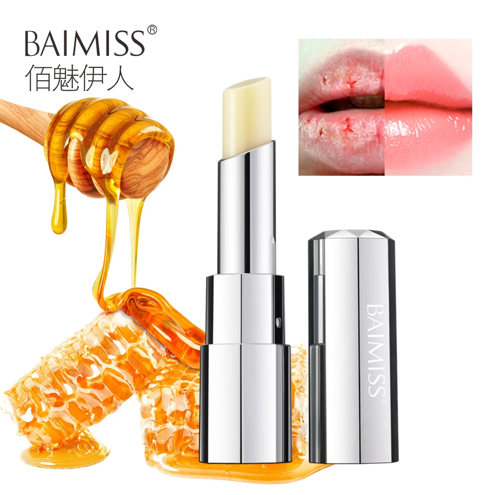 BAIMISS водные яркий круглый бальзам для губ с очень питательный увлажняющий