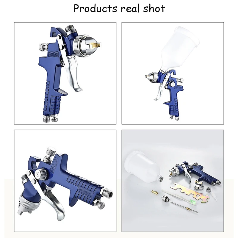 

Hot Airbrush Spray Gun 0.8/1.0/2.0mm Nozzle H-2000 Professional HVLP Sprayer Paint Airbrush Mini Spray Gun for Painting Car Tool