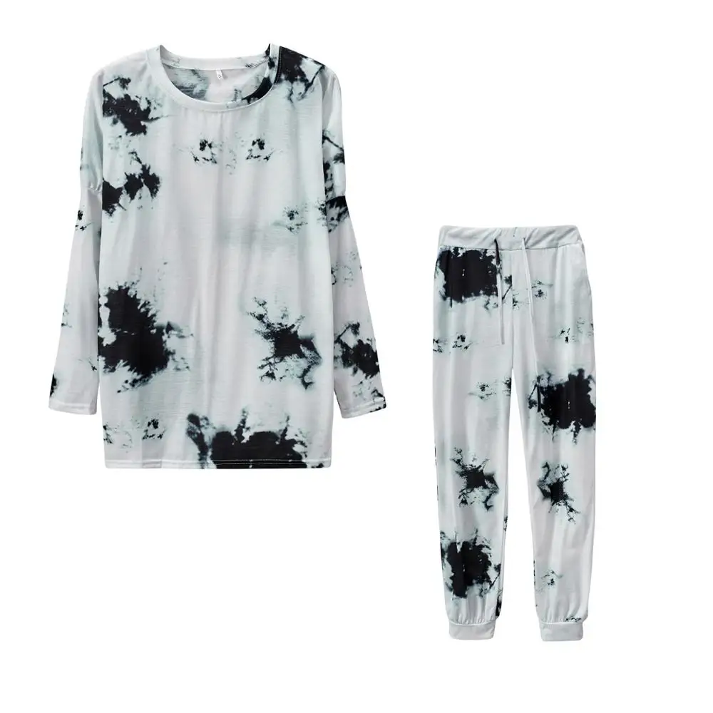 

DiiWii autumn and winter printing casual home wear long sleeve women suit