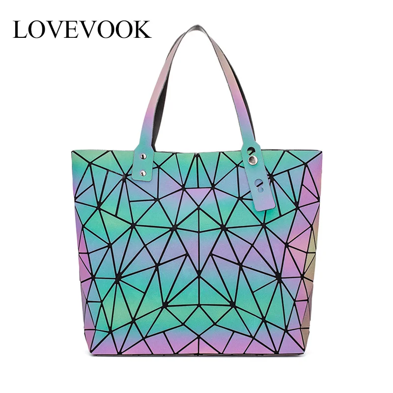 Женская сумка на плечо LOVEVOOK повседневные сумки с геометрической клеткой