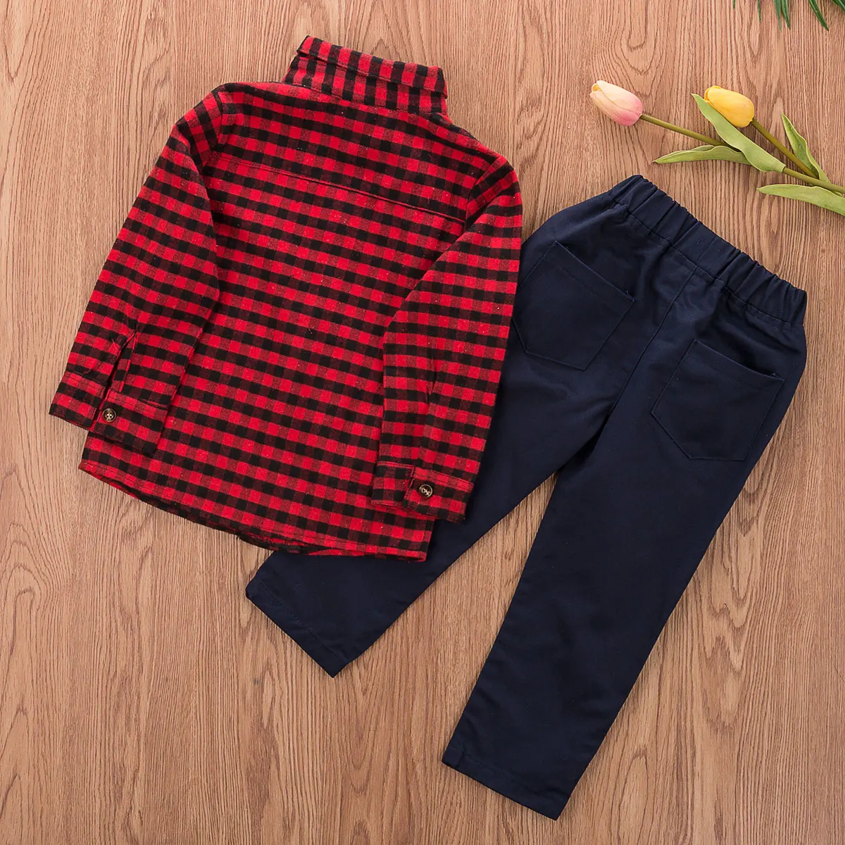 Рождественская Одежда для маленьких джентльменов футболка мальчиков топы в