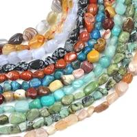 natural irregular shape agates crystal quartz apatite stone loose spacer beads for jewelry making diy bracelet necklace 15