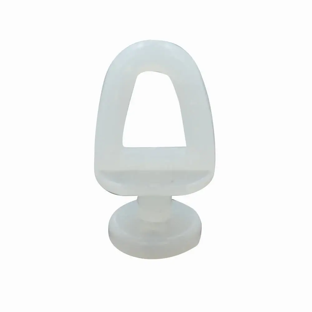 

20PCS White Plastic Rail Curtain Conveyor Hook Rollers Curtains Hooks Home Accessories Hanger Pulley N4C2