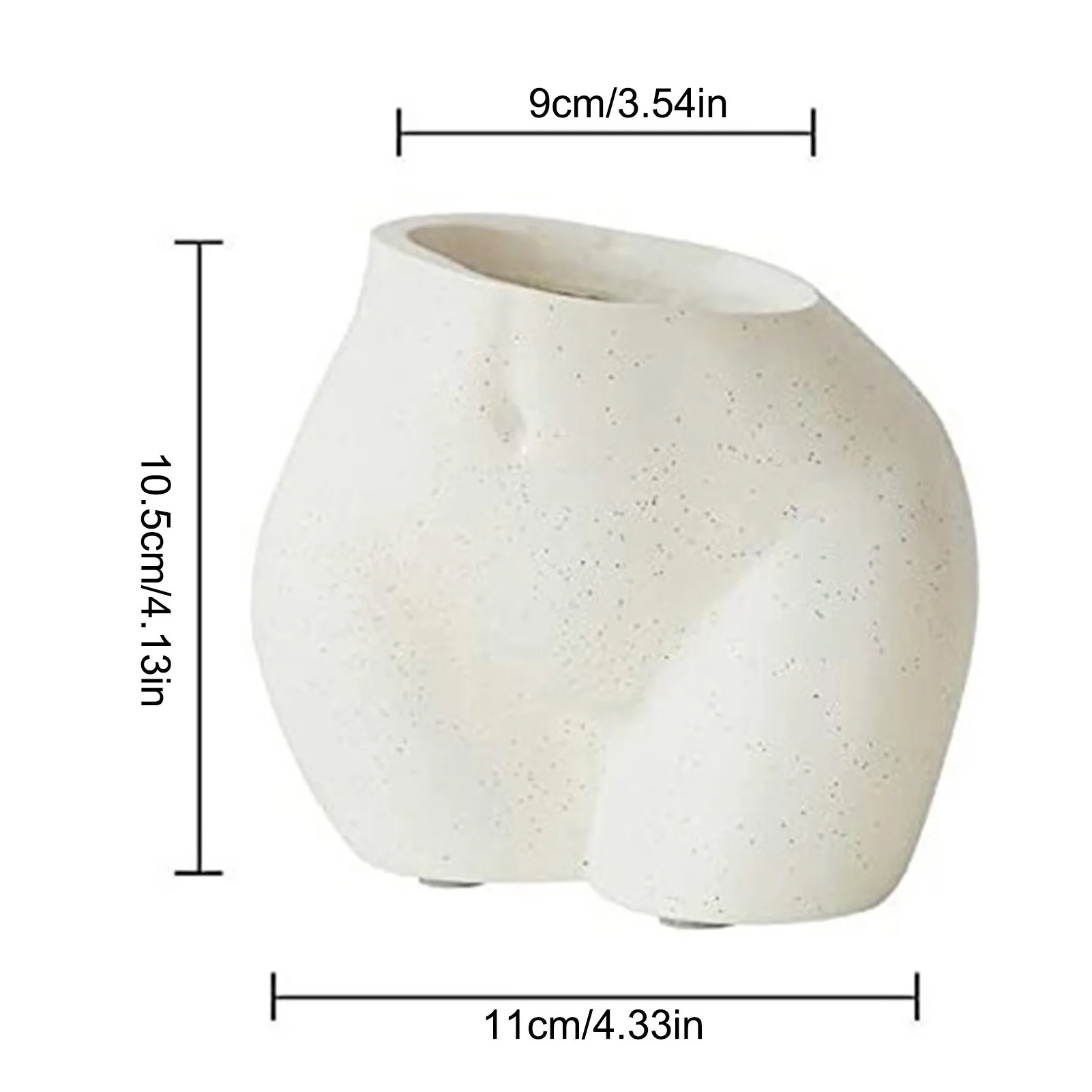 

Sexy Human Body Vase Female Form Resin Vase Flower Pot Plants Small Art Statue Vase Decor Home Dry Flower Vase Office Desk Decor