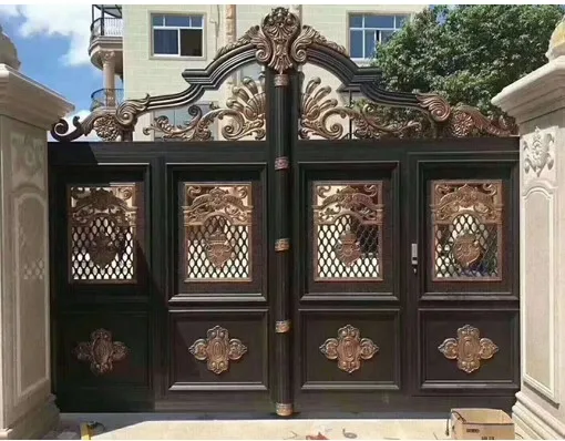 

Metal Main Gate Ornamental House Main Gate Design with Sliding Gate Opener
