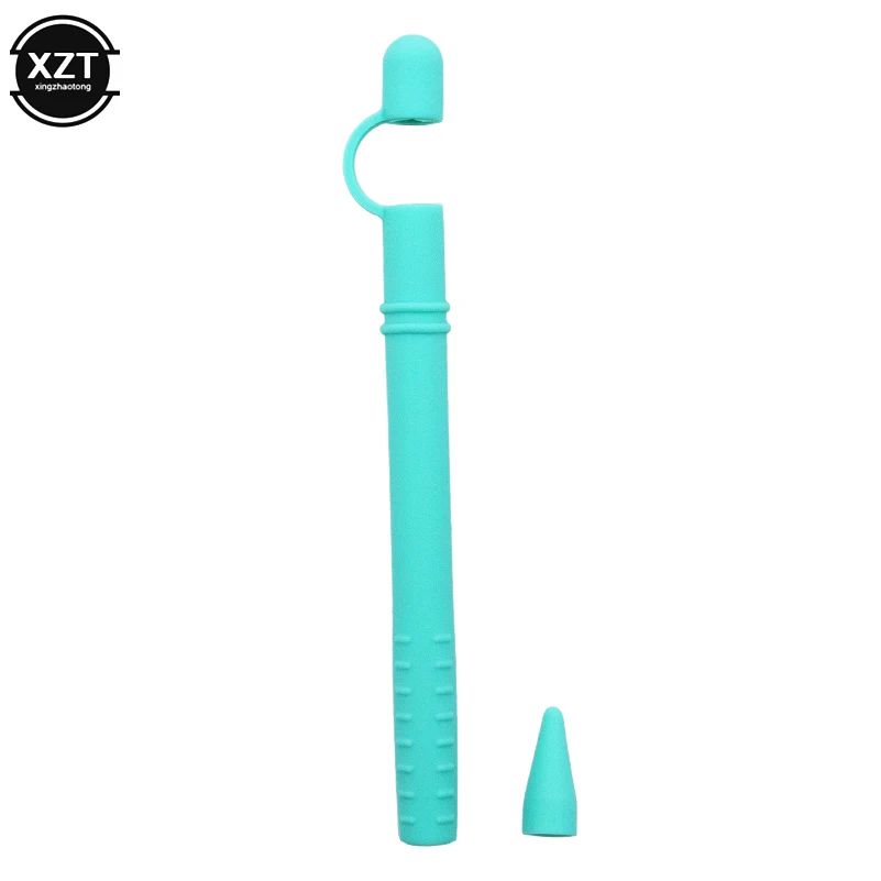 Цветной Мягкий силиконовый чехол для карандашей Apple совместимый с планшетом iPad