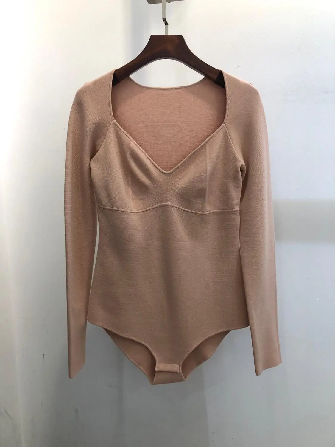 

qulaity 2021 high women strapless knitted jumpsuits sweater ladies fashion bottoming rompers jumpers 3 color ddxgz2
