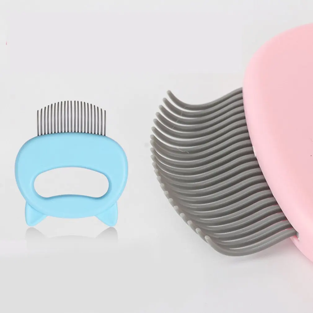 Pet cat shell comb long and short hair artifact open knot to remove floating ear type cleaning tool | Дом и сад