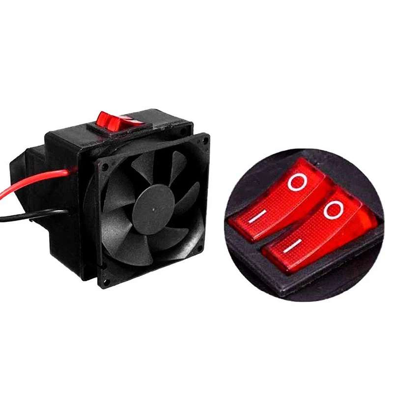 Портативный автомобильный керамический обогреватель и охлаждающий вентилятор 24