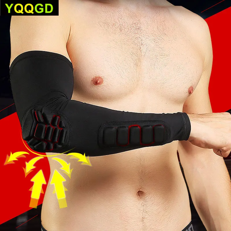 

1 шт. Налокотники-все-хорошие Компрессионные рукава для поддержки баскетбола, футбола, софтбола, велоспорта, бега