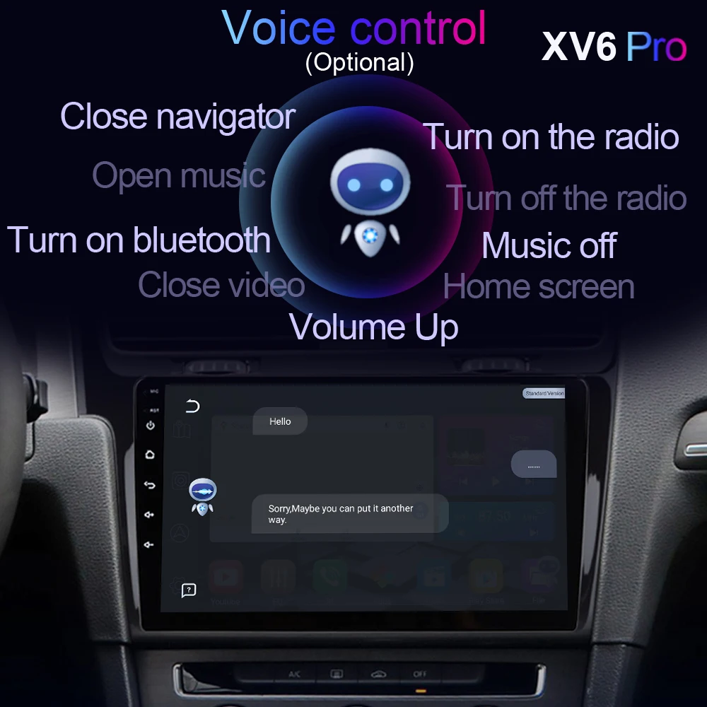 Автомагнитола XIMA Pro 2 din Android 10 Carplay HIfi Dsp мультимедийный видеоплеер автомагнитола