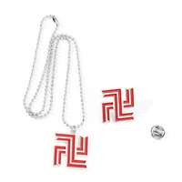 japanese anime tokyo revengers same necklace clavicle chain manji gang logo red pendant necklaces %d0%b1%d1%80%d0%be%d1%88%d1%8c for fans gift jewelry