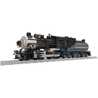 the 1136pcs cn 5700 track railway steam train locomotive car vehicle model building blocks moc bricks set gifts toys for kids