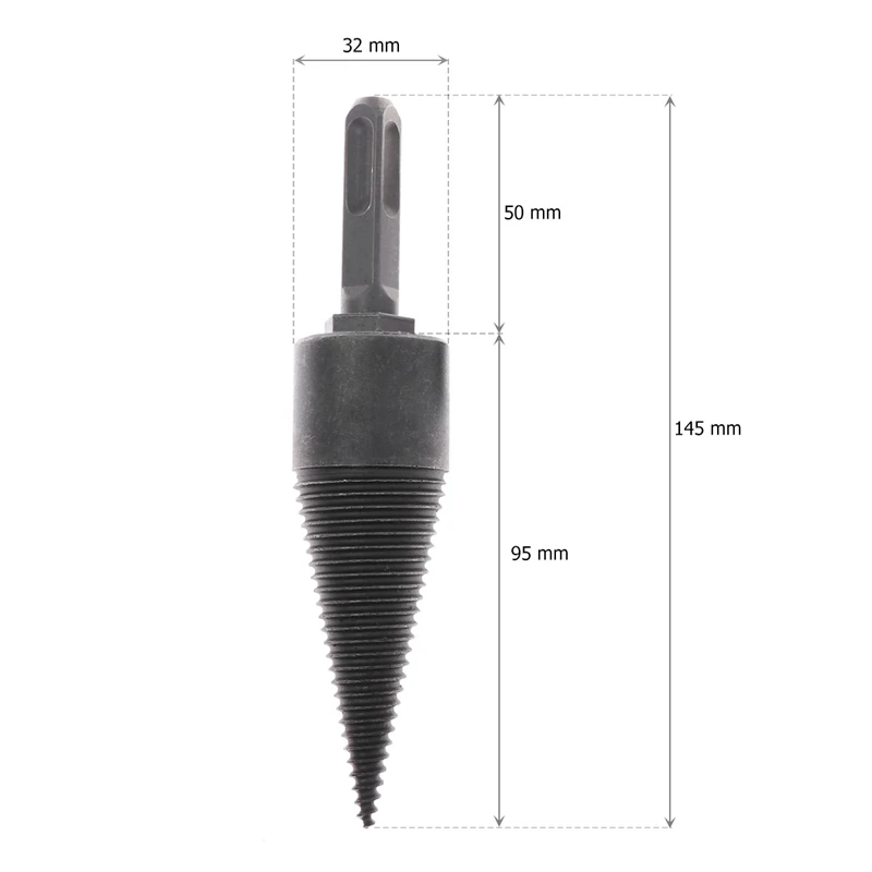 32 мм сверло для дров разделительный инструмент рубки древесины конусового