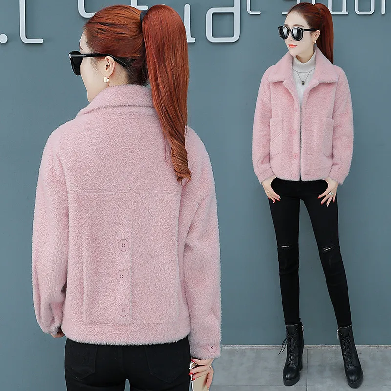 Женская верхняя одежда осень зима 2019 новые шорты однобортное женское шерстяные