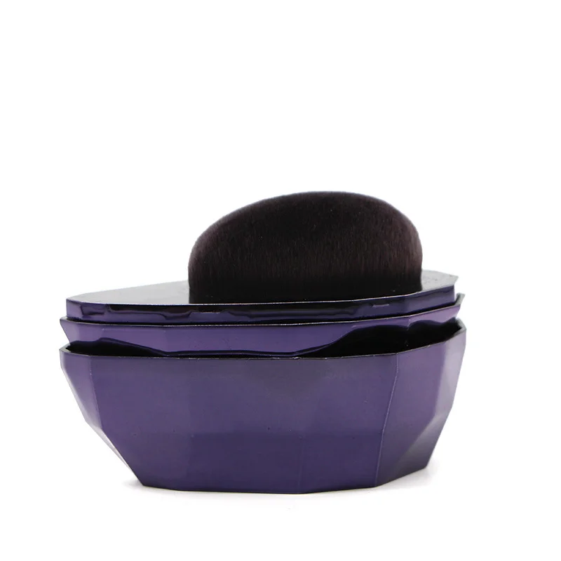 

Portable Foundation Brushes BB Cream Loose Powder Flat Shadows Brush Kit Female Makeup Tool Cosmetics