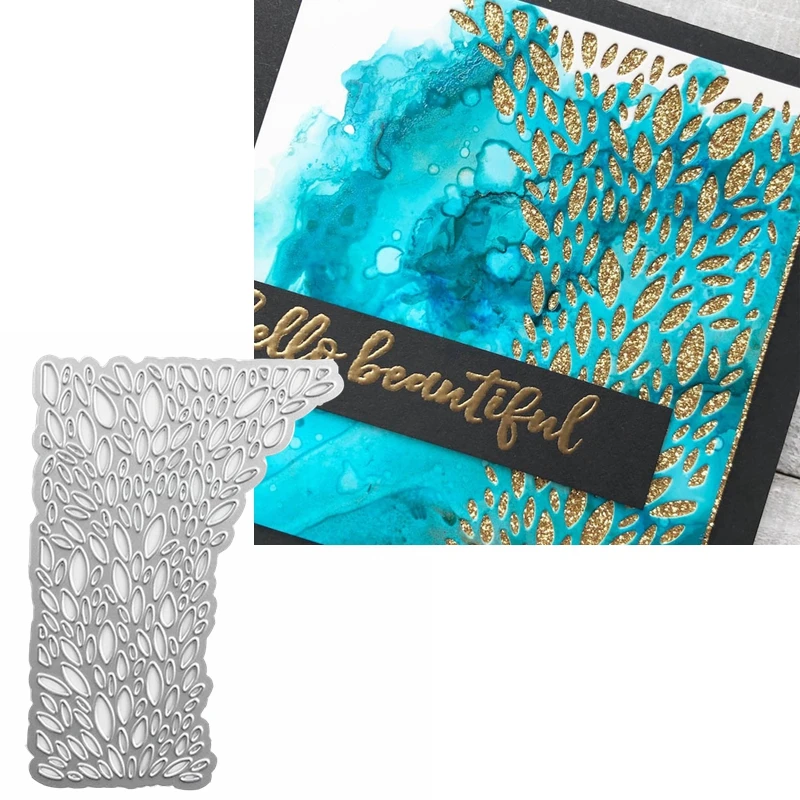 Трафареты для штампов с узором в виде листьев рельефные листья изготовления