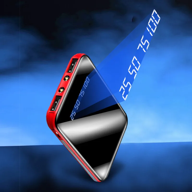 50000mah mini power bank portable charger external battery pack for samsung xiaomi iphone outdoor travel fast charging free global shipping