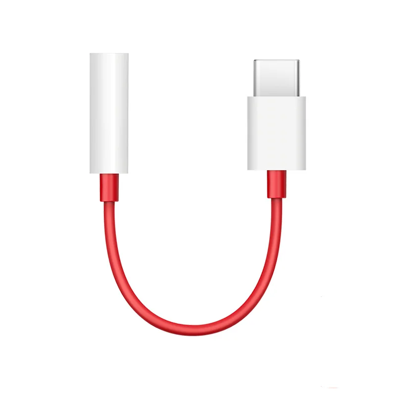 Оригинальный адаптер для наушников oneplus 8 7 pro 7t 6t Тип C на 3 5 мм Aux аудио one plus usb c