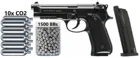 Umarex Beretta M92 A1-полностью автоматическая подача. 177 CO2 BB Воздушный пистолет-310 FPS настенный жестяной знак настенный плакат