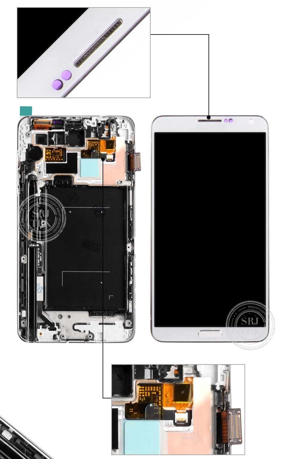 5,7 ''ips lcd для SAMSUNG Galaxy Note 3 lcd дисплей Note3 N9005 Сенсорный экран с рамкой N9002 N9006 N9000 N900A Замена