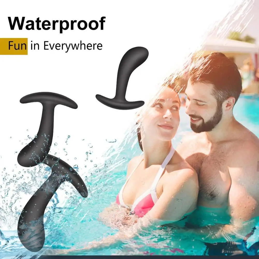 3 Силиконовые анальные пробки Тренировочный Набор пуля фаллоимитатор вибратор