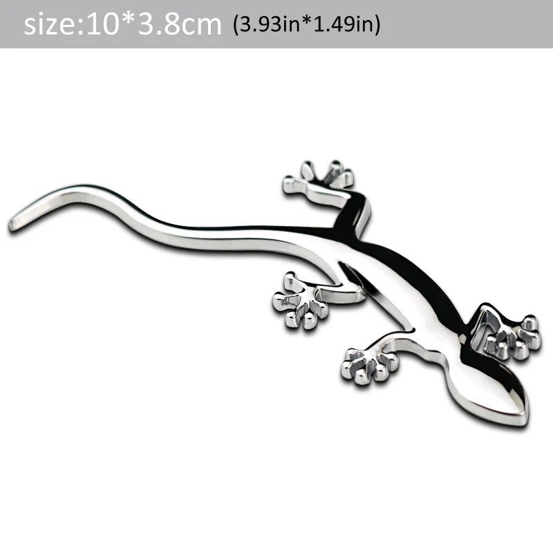 1 шт. 3D металлическая эмблема заднего багажника Gecko наклейка для JEEP Dodge BMW Mustang Volvo