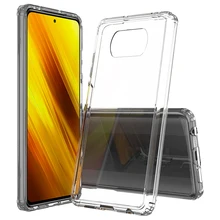 Case for Xiaomi POCO X3 NFC Cover Shock-resistant Crystal Transparent Hard Back Ultra Slim Clear Phone Cases Shell Coque Funda