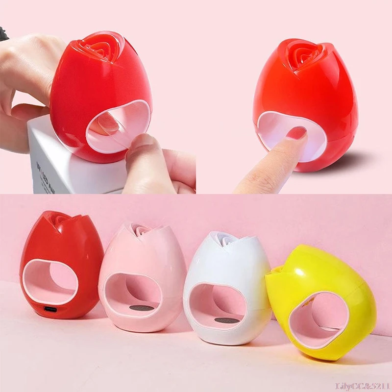 

Mini 16W Nail Dryer UV 4 LED Lamp Light Nail Gel Polish Fast Drying Curing Dryer