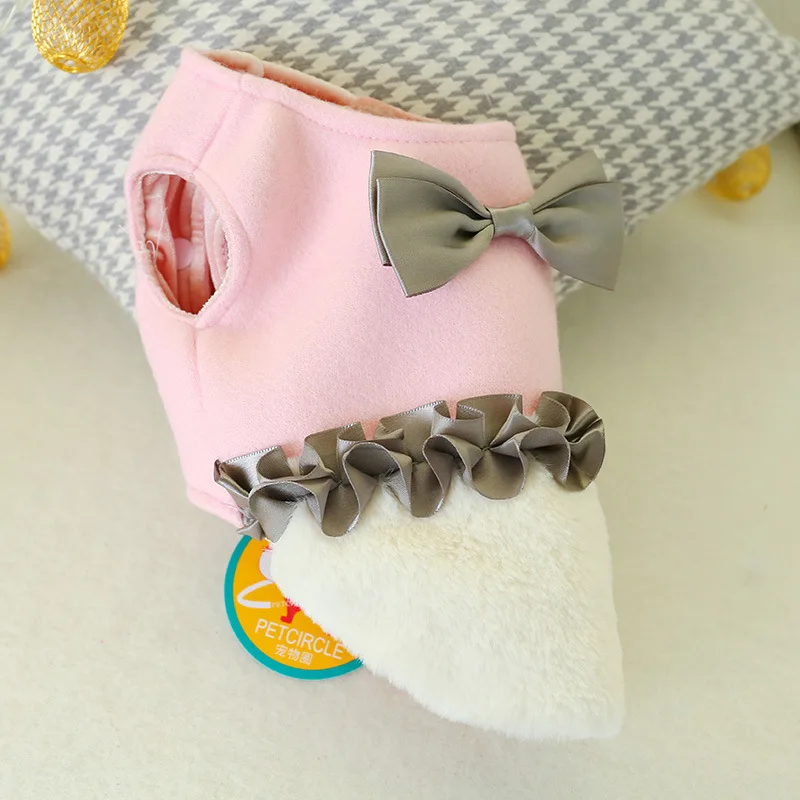 Роскошная Одежда для собак зимнее пальто куртка чихуахуа щенков костюм