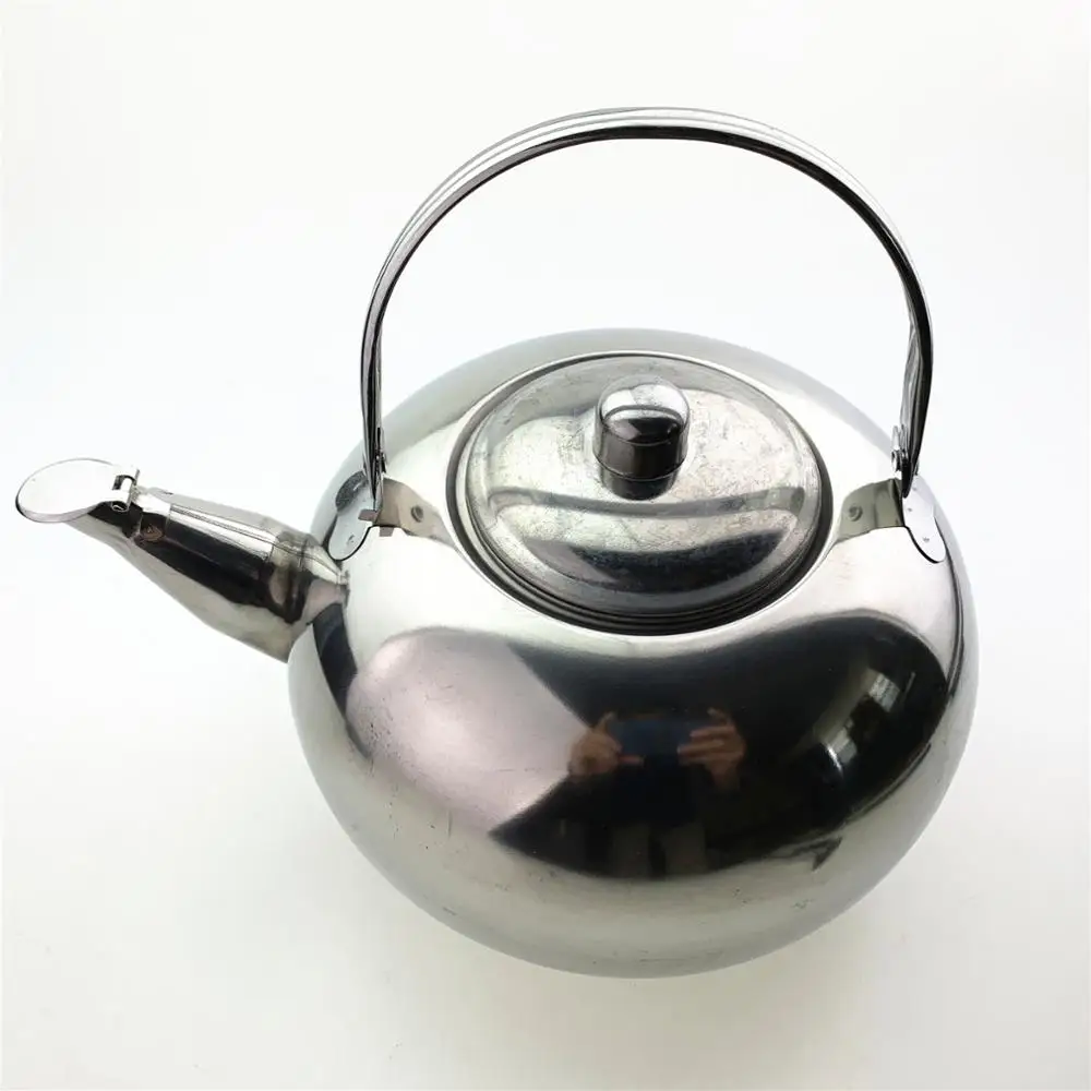 

Thickened Stainless Steel Teapot Cooking Rice Wine Home Bubble Teapot Restaurant Hotel Dining With Small Kettle Small Teapot