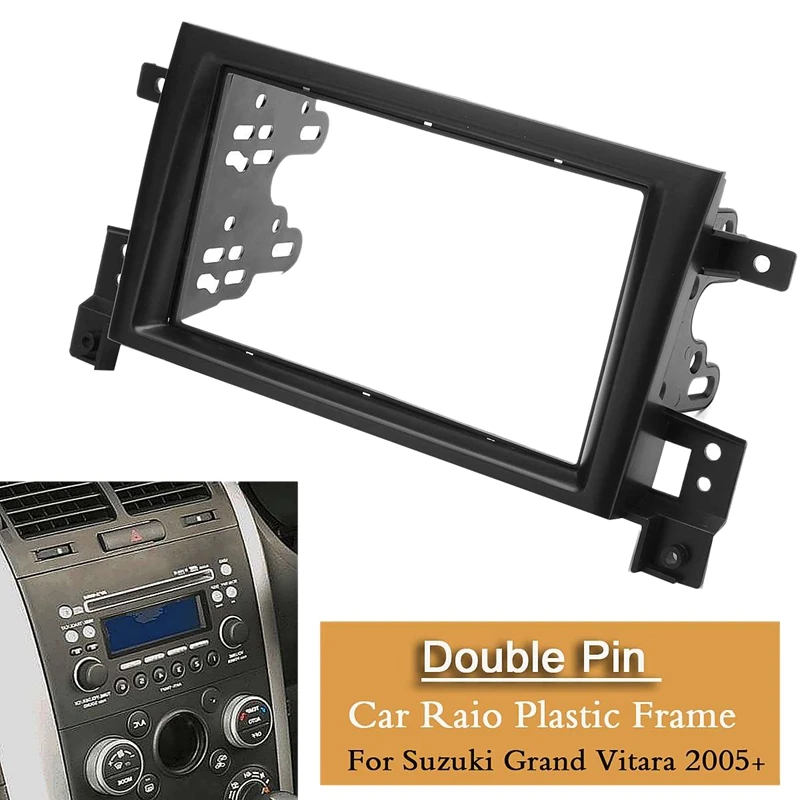 

2Din Car Stereo Radio Fascia DVD Panel Audio Kit for Suzuki Grand Vitara 2005 2006 2007 2008 2009 2010 2011 2012 - 2018