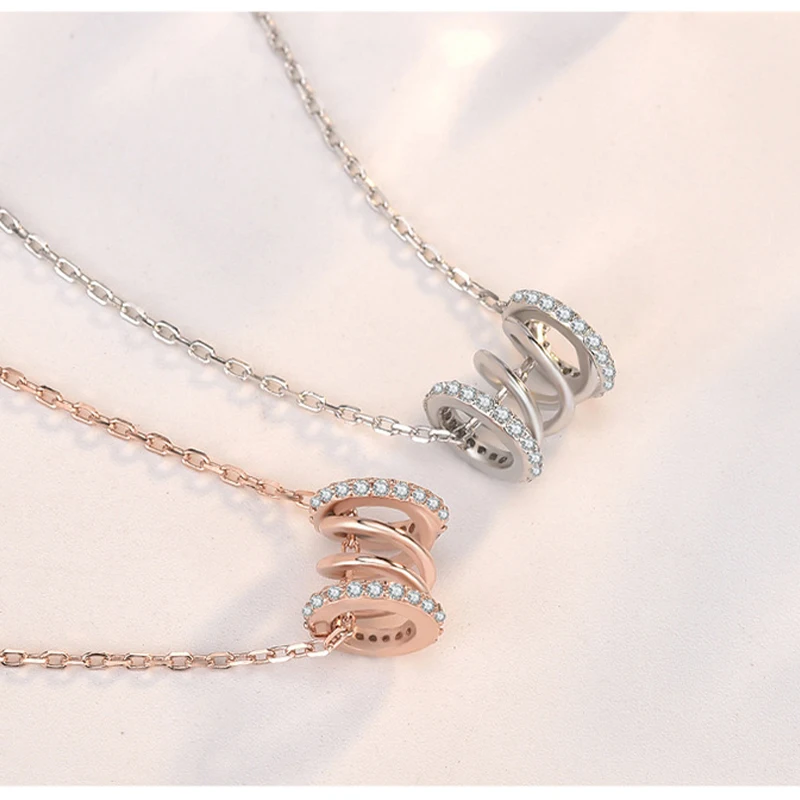 925 Sterling Silver Plated 14K Gold Shiny Zircon Waistline Wedding Charming Luxury Necklace Chain Jewelry for Women Gift New | Украшения и