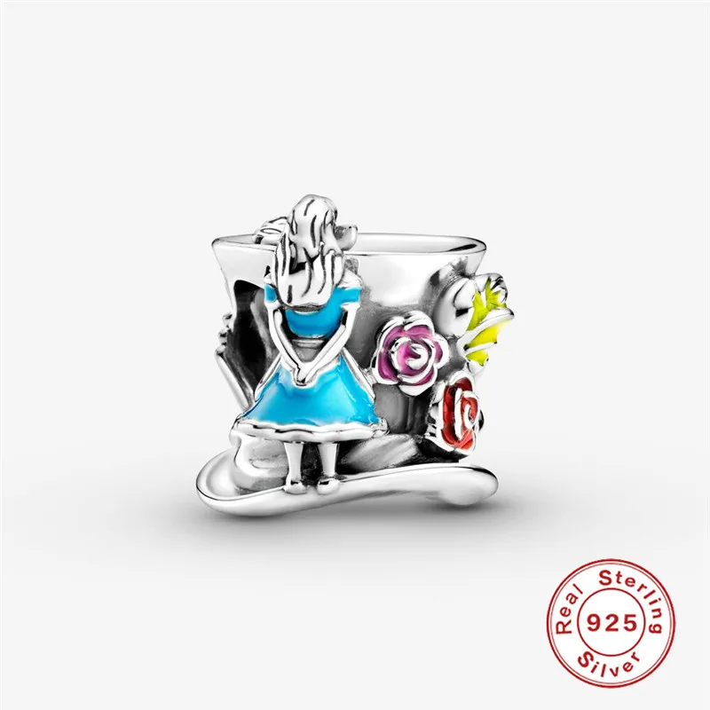 

New Brilliant Colors Coffee Cup Bead Fit Original Pandora Bracelet Accessories 925 Sterling Silver Pretty Girl Charm DIY Jewelry