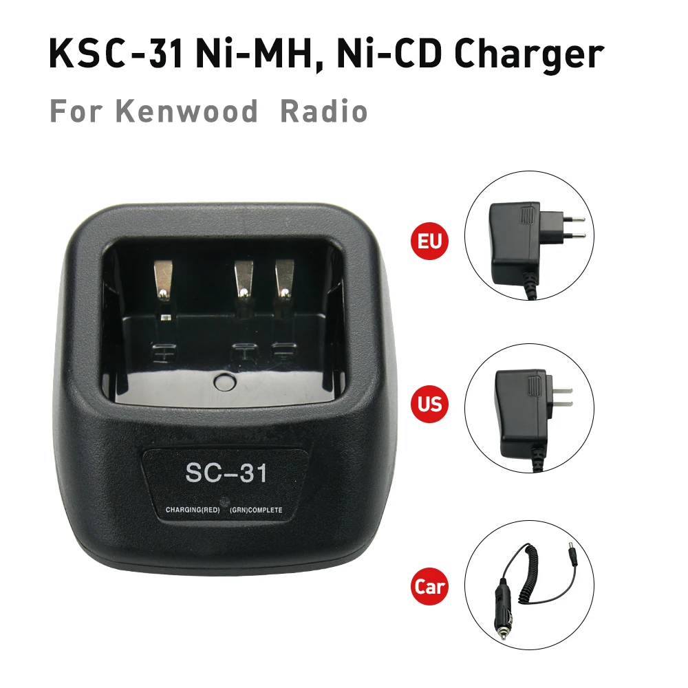 Rapid Quick Charger KSC-31 for Kenwood Radio KNB-29N KNB-30A Battery TK-2200 TK-2202 TK-2212 TK-3200 TK-3200 TK-3201