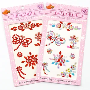 1 шт. резиновый цветок стрекоза стразы наклейка мультяшный Декор Сделай Сам Скрапбукинг сотовый телефон стикер для ногтей этикетка Канцтовары